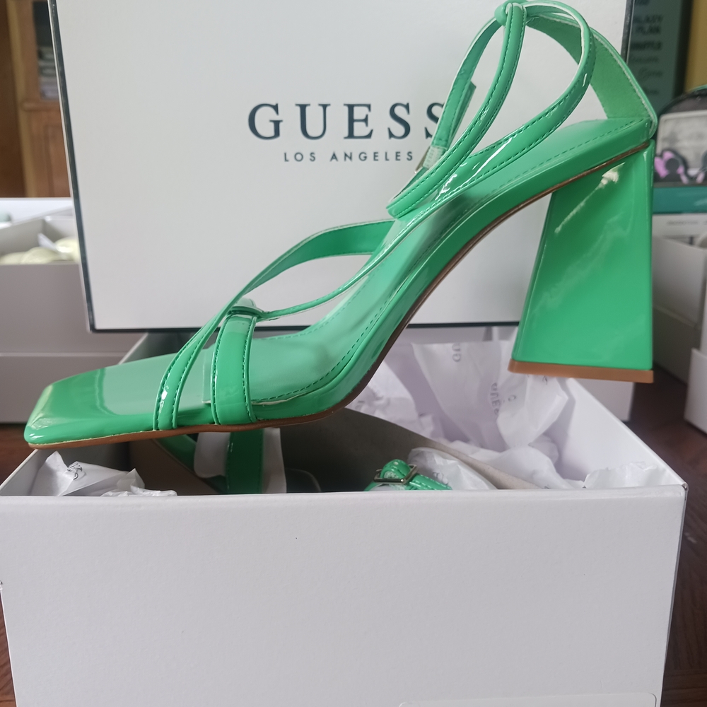 Guess Emerald Green Stiletto Heels